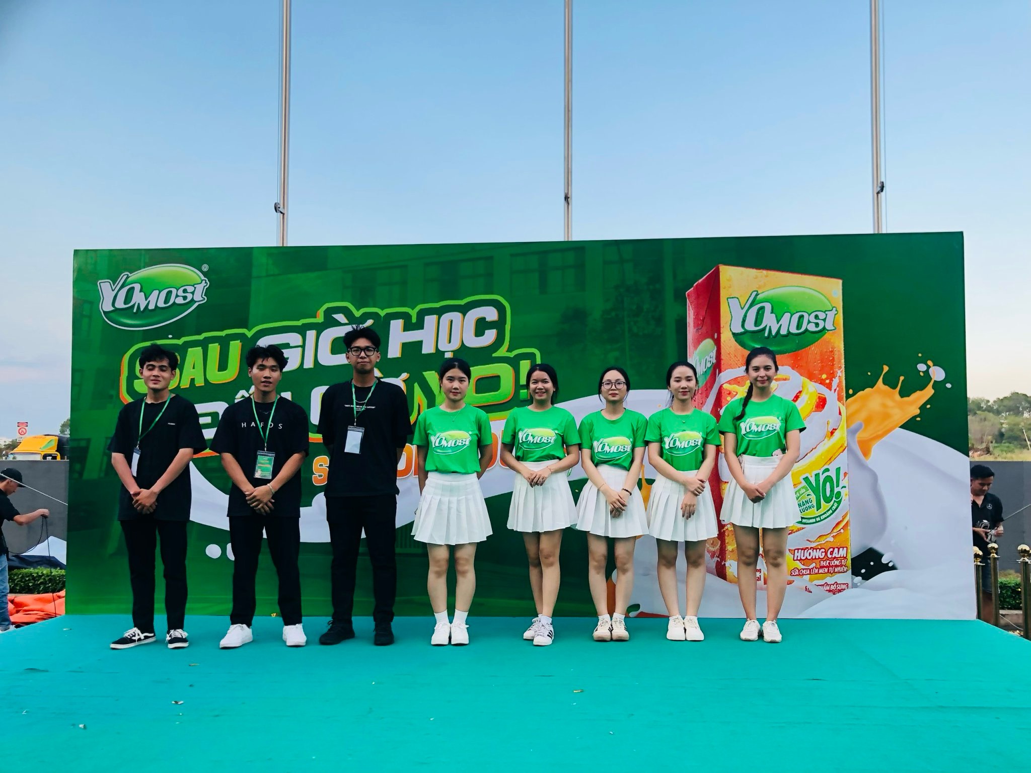 ANH GIA KHANG EVENT – TỔ CHỨC ACTIVATION CHO NHÃN HÀNG YOMOST TẠI HỆ THỐNG TRƯỜNG ĐẠI HỌC LỚN TP.HCM