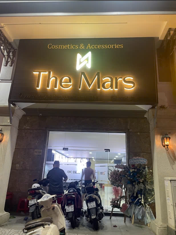 ANH GIA KHANG DECOR – THIẾT KẾ THI CÔNG SHOP MỸ PHẨM THE MARS QUẬN 8